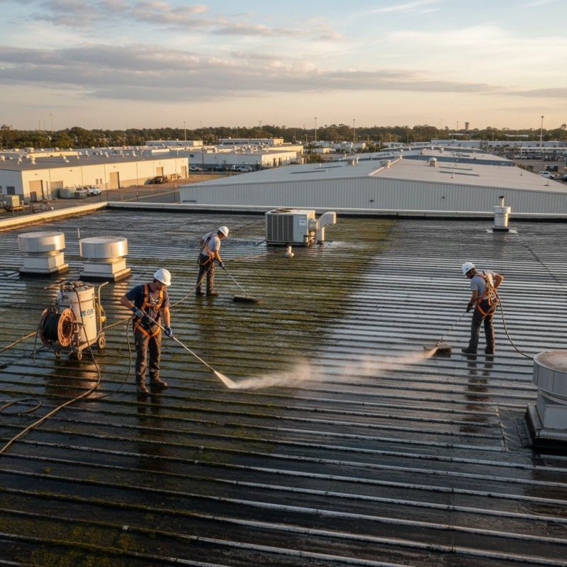 Rust Removal Power Washing